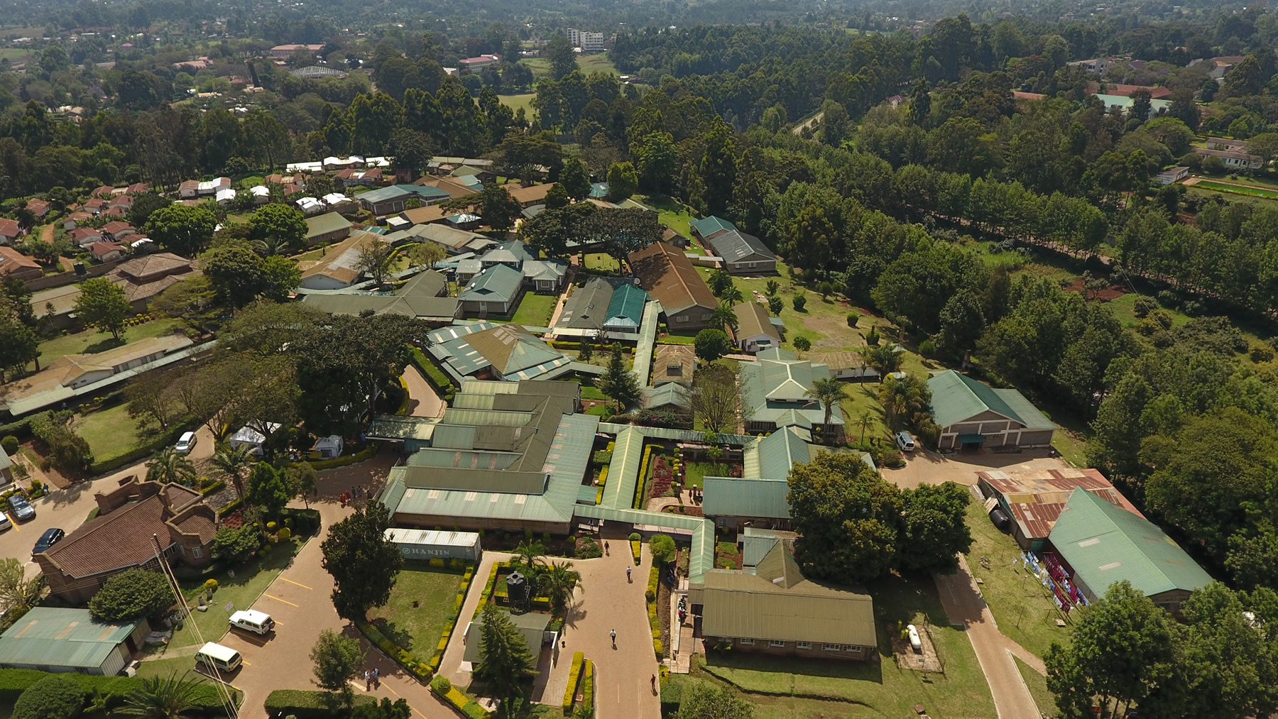 PCEA Kikuyu Hospital Aerial Views